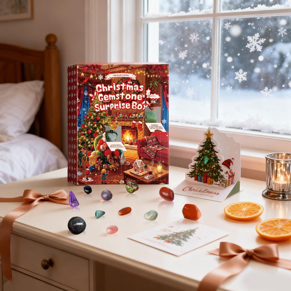 Christmas Countdown Calendar Box,24-day Christmas Countdown Gift, Children's Perception Toy Surprise Toy Set