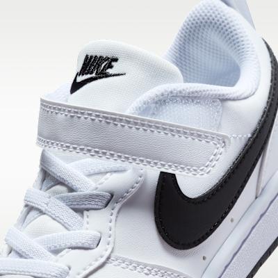 Nike Court Borough Low Recraft White Black (PS)