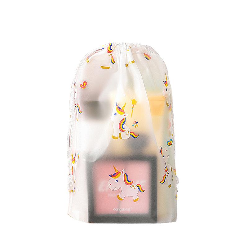 

Портативная сумка для хранения вещей с затягивающимся шнурком, сумка для чемодана, пылезащитный чехол для обуви, водонепроницаемые дорожные сумки для хранения, сумка для нижнего белья S 16x20cm