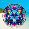 2D Flat Acrylic Butterfly Decoration, No Need for Batteries/electricity, Unique Indoor/outdoor Decoration, Multi-purpose Traditional Style, Wall Mou