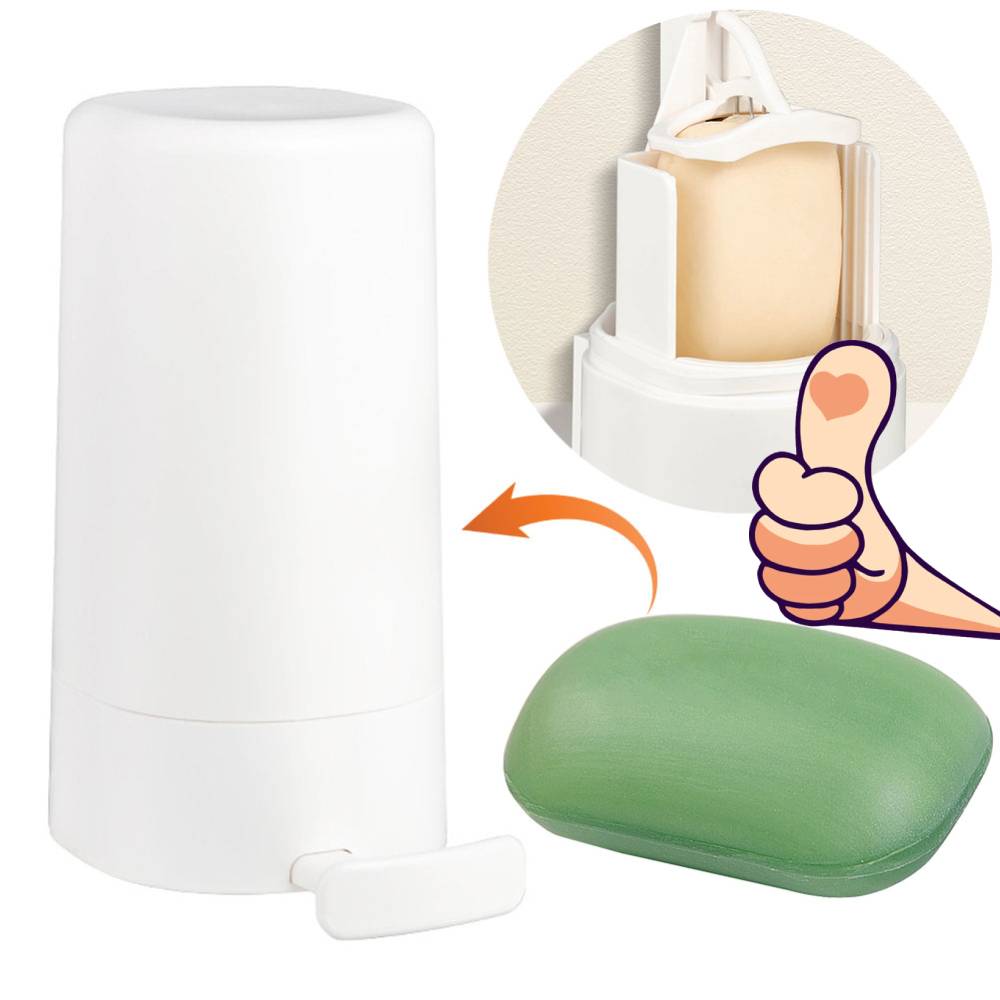 Portable Wall Mounted Soap Powder Grinder Box Solid Soapy Bar Grinding Box Holder Detachable Bathroom Hand Washing Tool