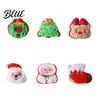 Soft Skin Friendly Cat Toys Christmas Toy Plush Santa Claus Snowman Elk Tree Festive Holiday Decorations for Pets Chew Bite Interactive Pet