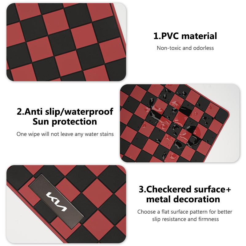 Car Anti-Slip Mat Pad Phone Stand Non-Slip Mat Rubber Pad For KIA Cerato Soul Venga Forte Spectra Sedona Niro Cadenza HR8