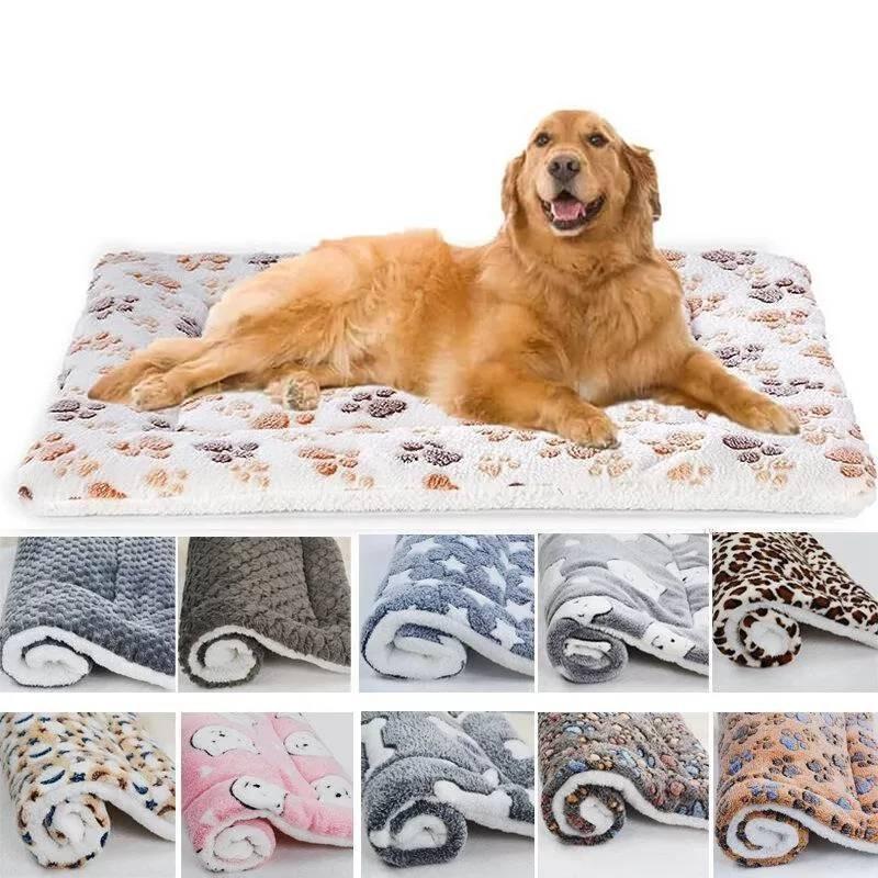 Cozy Plush Pet Mat Non Shedding Thick Double Sided Dog Bed Warm And Soft For All Seasons