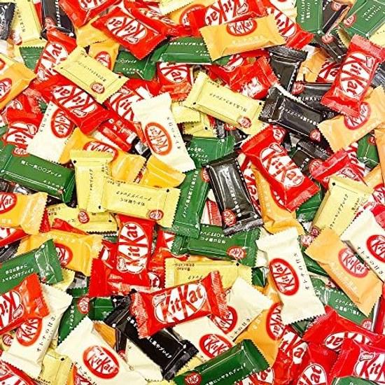 Kit Kat Assorted Set 6 Types 100 Bags Variety Treasure Box Gift Large Capacity Mini Assortment Popular Bulk Enjoyment Purchaseadult Purchase Random
