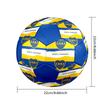 CABJ Boca Juniors Indoor Soccer Ball Colorful All Ages Size 5 Machine Stitched PVC Competition Ready Durable High-Bounce
