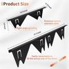 CYCLI-Stove Gap Filler Stove Gap Filler, Extendable Stove Gap Covers Oven Gap Filler, Stove Gap Filler Black