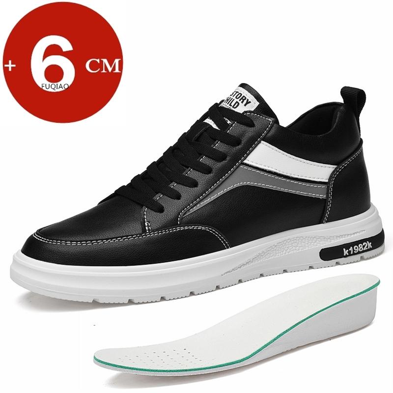 Elevator Sports Heighten Sneakers for Men with 6cm Invisible Height Increase Insole Chunky Sneakers Lift Shoes Plus Size 37-44