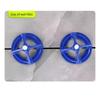 100Pcs Professional Ceramic Tile Leveling System Clips Spiraling Spacers Wadge for Tile Laying Wall Floor Construction Tool
