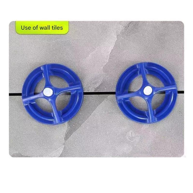 100Pcs Professional Ceramic Tile Leveling System Clips Spiraling Spacers Wadge for Tile Laying Wall Floor Construction Tool