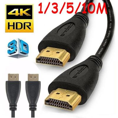 1/3/5/10 M nagy sebességű HDMI-kábel Gold HDTV Ultra HD 4K HD 2160p 1080P 3D tétel