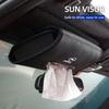 AAJB1 Leather Car Seat Back Tissue Bag Sun Visor Tissue Storage Box For Opel Corsa Astra Insignia Vectra Zafira Meriva Mokka Grandland