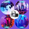 HOLDLAMP 1200W Smoke Machine, Fog Machine with 6000CFM & 6 LED Disco Lights, RGB (Red, Green, Blue) Remote Control, Stage Lighting, Fog Machine for We