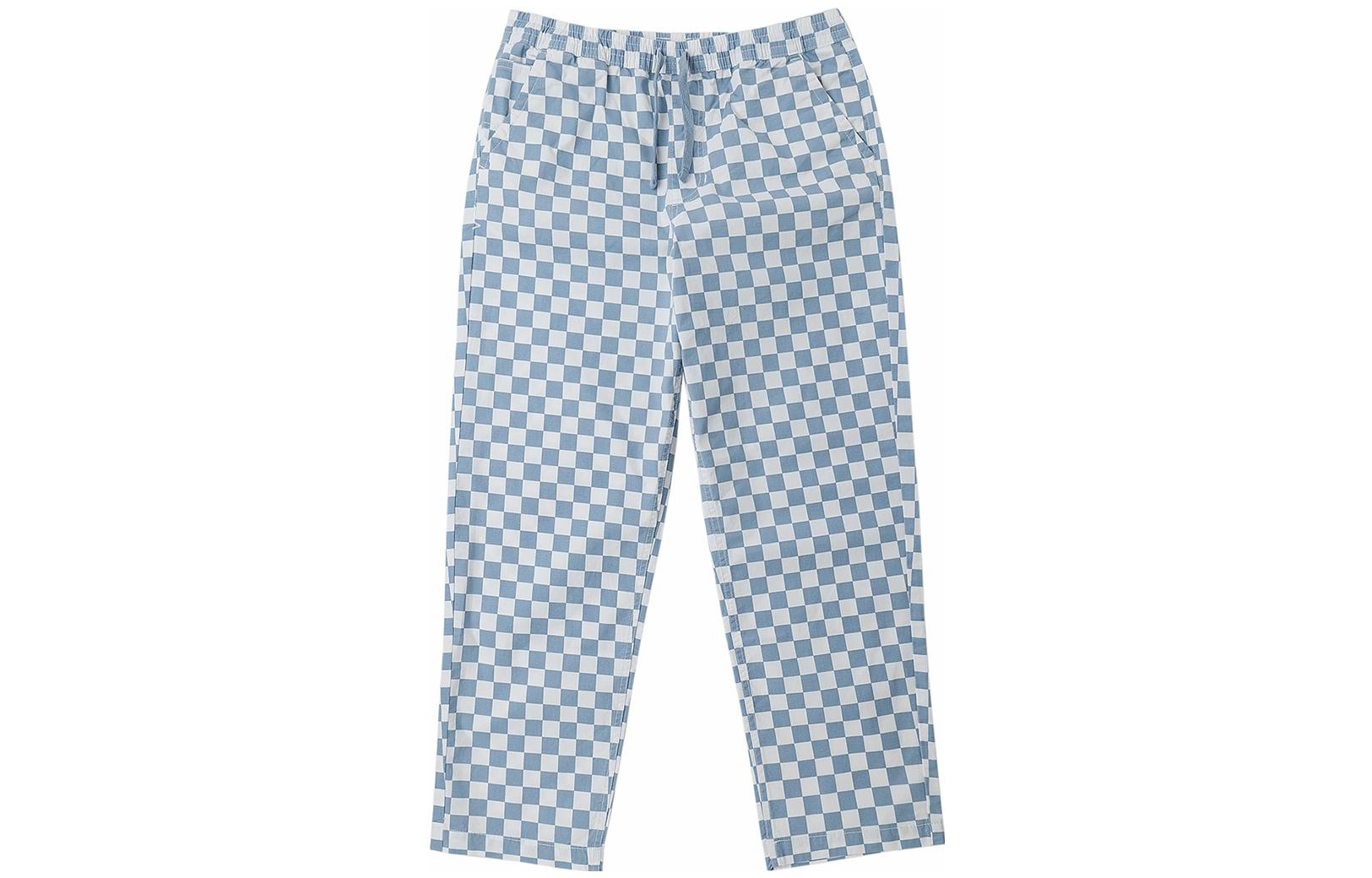Vans Knitted Sweatpants Women s Blue Moderate Straight Fit Pants VN0A7RPBBD2 S