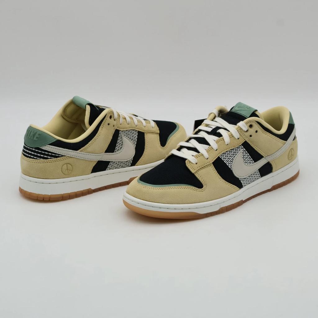 DJ4671-294 Nike Dunk Low Rooted In Peace Niwashi Pale Vanilla Sail Black Silver
