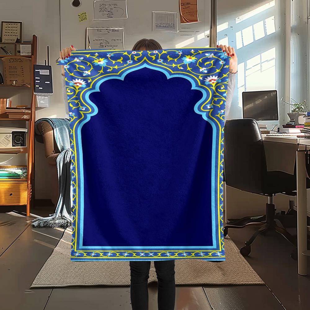 1Pz Coperta in Flanella con Stampa Musulmana, Alta Qualità, Per Tutte le Stagioni, Decorazione per la Casa, Calore e Comfort, Perfetta per Regali di Natale
