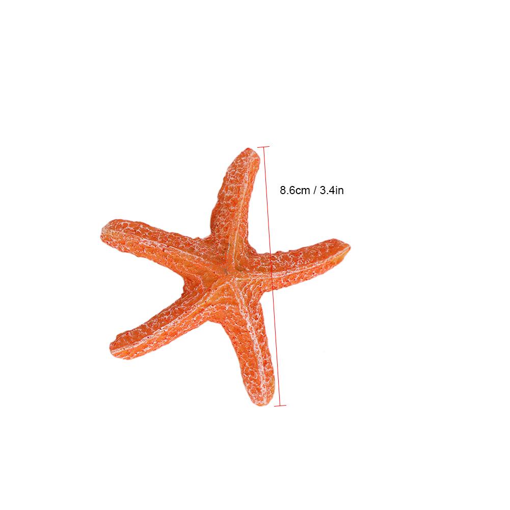 Aquarium Fischtanks Landschaftssimulation Künstliche Harz Seestern Ornamente Dekoration
