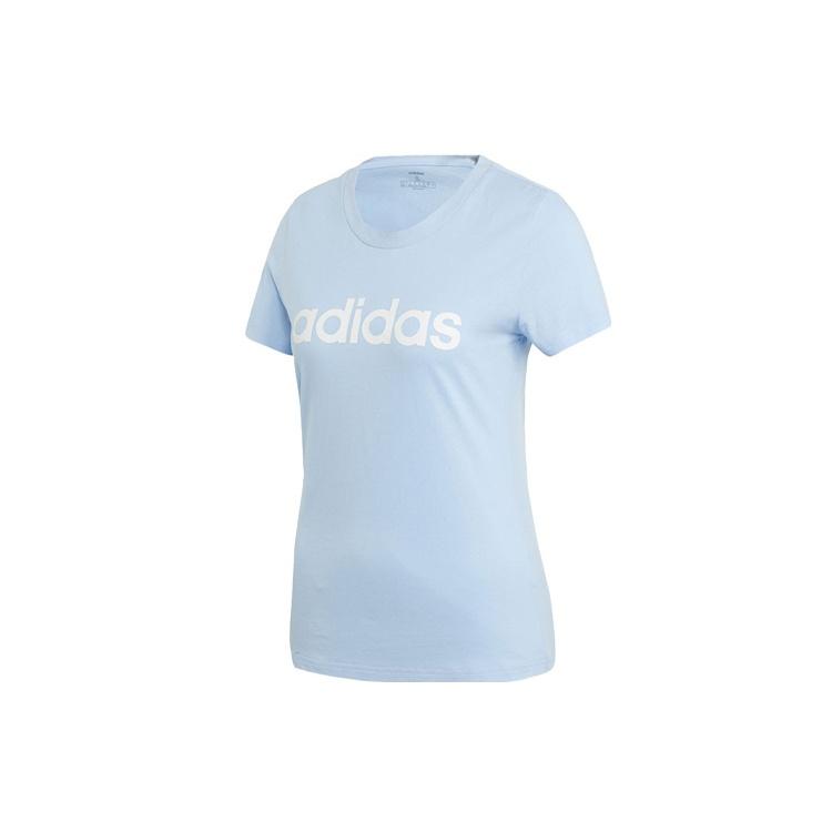(WMNS) adidas Sports Stylish Short Sleeve Light Blue Women s EI0695 S