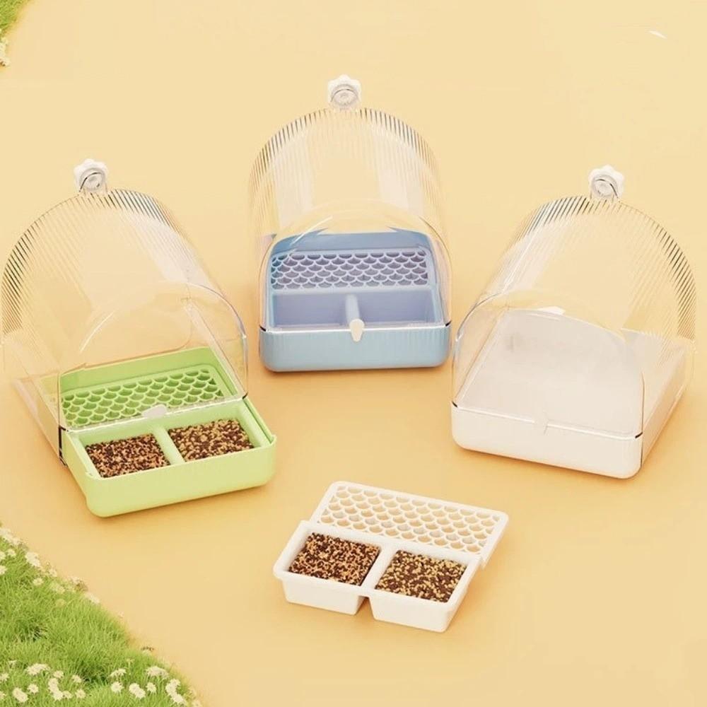 Transparent Parrot Bathtub Splash Proof Bird Birdbath Feeder Bird Bath Cage  Pet Supplies
