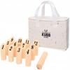 Scandinavian Bowling Kubb Set With Bag Outdoor Game For Children 3+