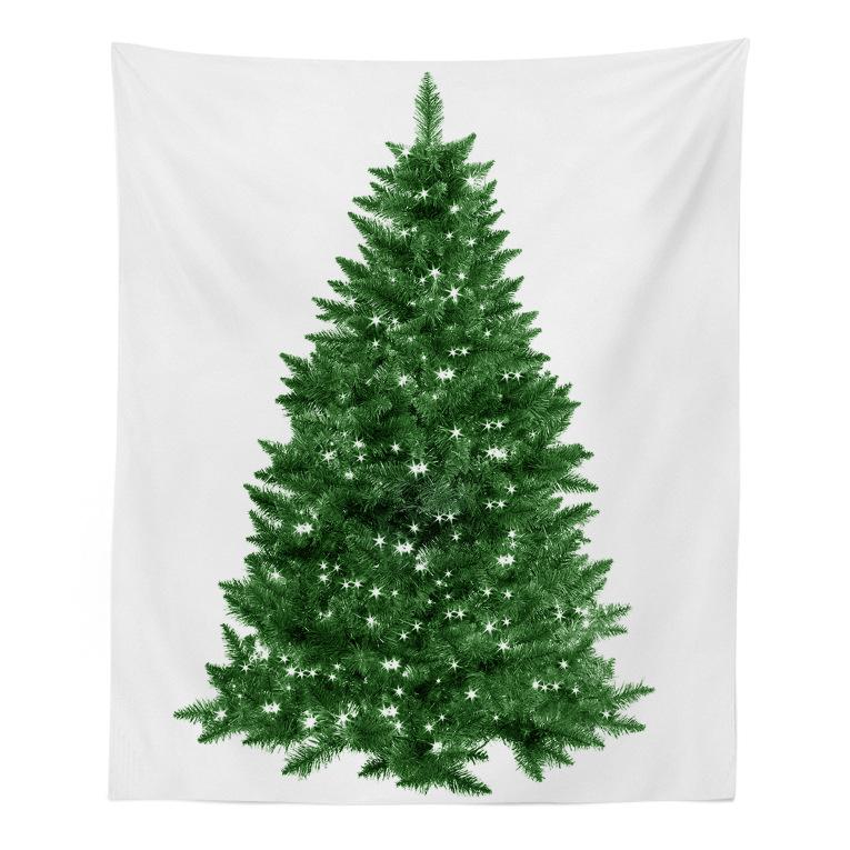 Cross-border Supply Christmas Tree Tapestry Decoration Batch Hanging Cloth Background Cloth Amazon
