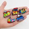 Cartoon Train Charms DIY PVC Shoe Decorations