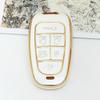 6 7 Buttons Tpu Car Key Cover Auto Shell Fob Case Keychain For Hyundai Santa Fe Tucson  Nexo Nx4 Atos Solaris Prime