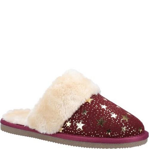 Hush Puppies Womens/Ladies Arianna Stars Suede Slippers