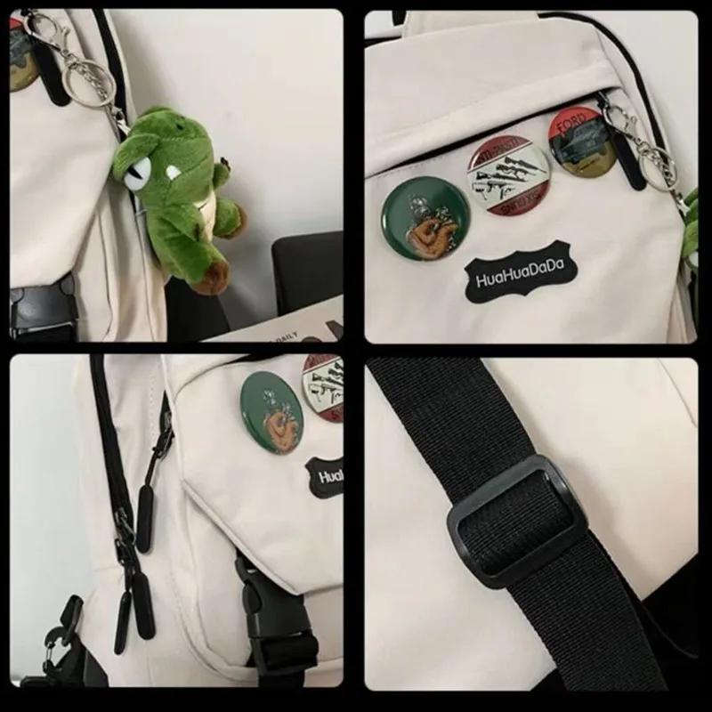 Chaopai Crossbody Bag Casual Shoulder Backpack for Female Students Japanese Sports Chest Bag