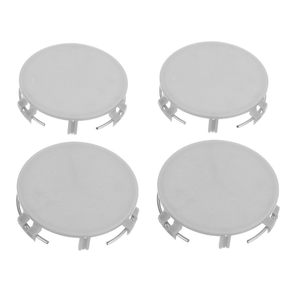 Tapas de 60 mm de centro de reemplazo TRD-Juego de 4 casquillos de cromo