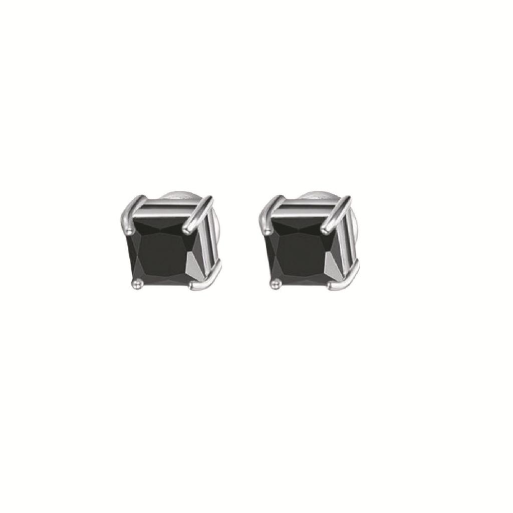 Zirconia Magnetic Ear Clips | No Piercing Faux Stud Earrings for Couples In Stainless Steel