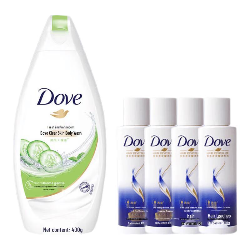Набор Dove Освежающий гель для душа и шампунь