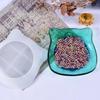 New DIY Crystal Epoxy Resin Mold Irregular Shape Cat Tray Storage Box Silicone Mold