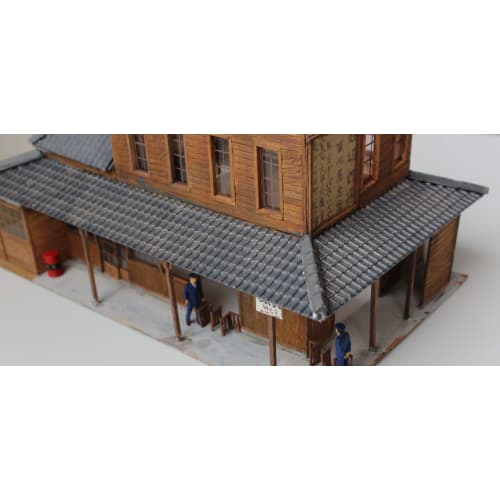 [TNF] Roof Tiles, 2.4 X 3.6cm, Overall Size 27cm X 21cm, 2 Pieces, for Architectural Models, Dioramas, and Structures (1/87 Scale)