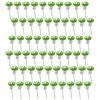 60 Pcs Foam Mushroom Miniatures Colorful Tiny Mushroom Figurines Miniature Mushroom Stakes