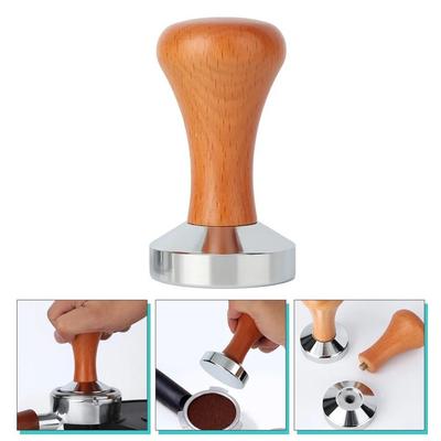 Kaffee-Manipulationswerkzeug, Espresso-Bohnenpresse, Verteilung, 49 mm, Tamping-Station, Press-Nivellierer, Barista-Stahl, Edelstahl, flache Herstellung