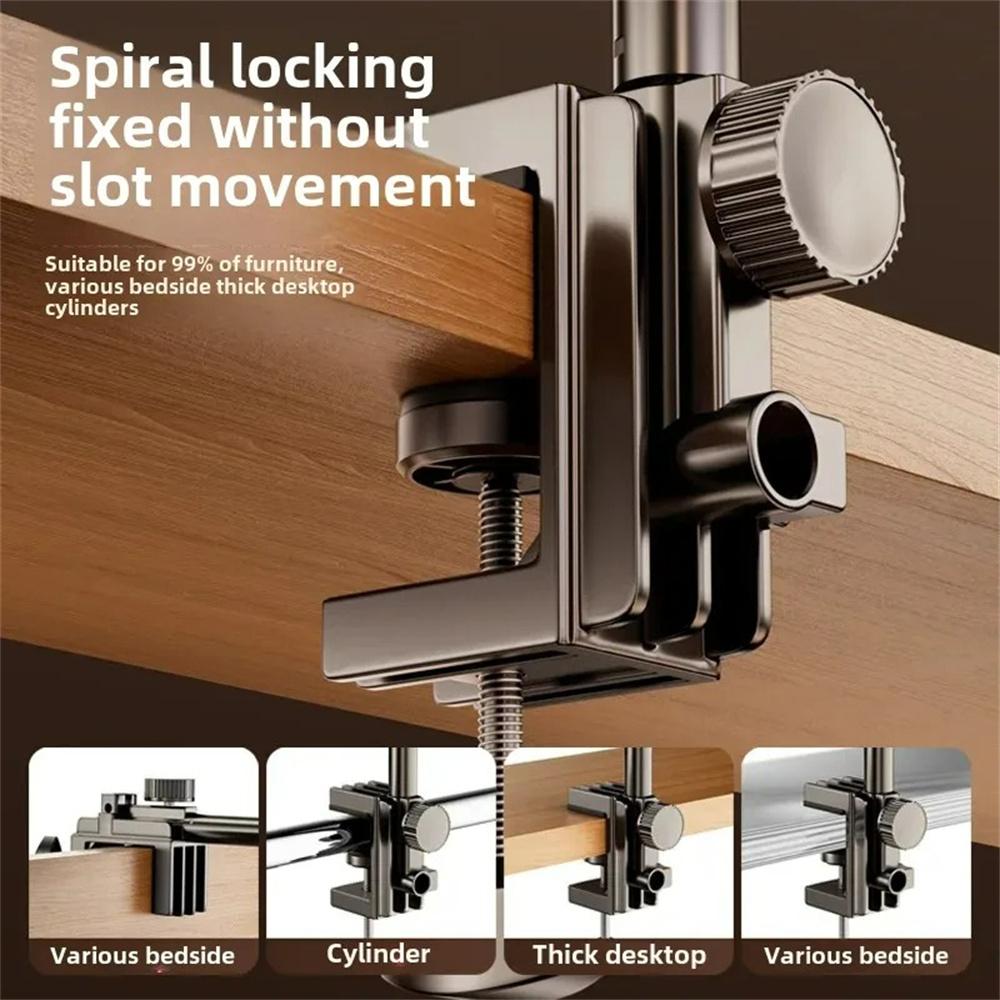 Desktop Mobile Phone Holder Bed Clip Bedside Lazy Live Broadcast Folding Cantilever Bracket for Apple Samsung iPad Tablet Holder