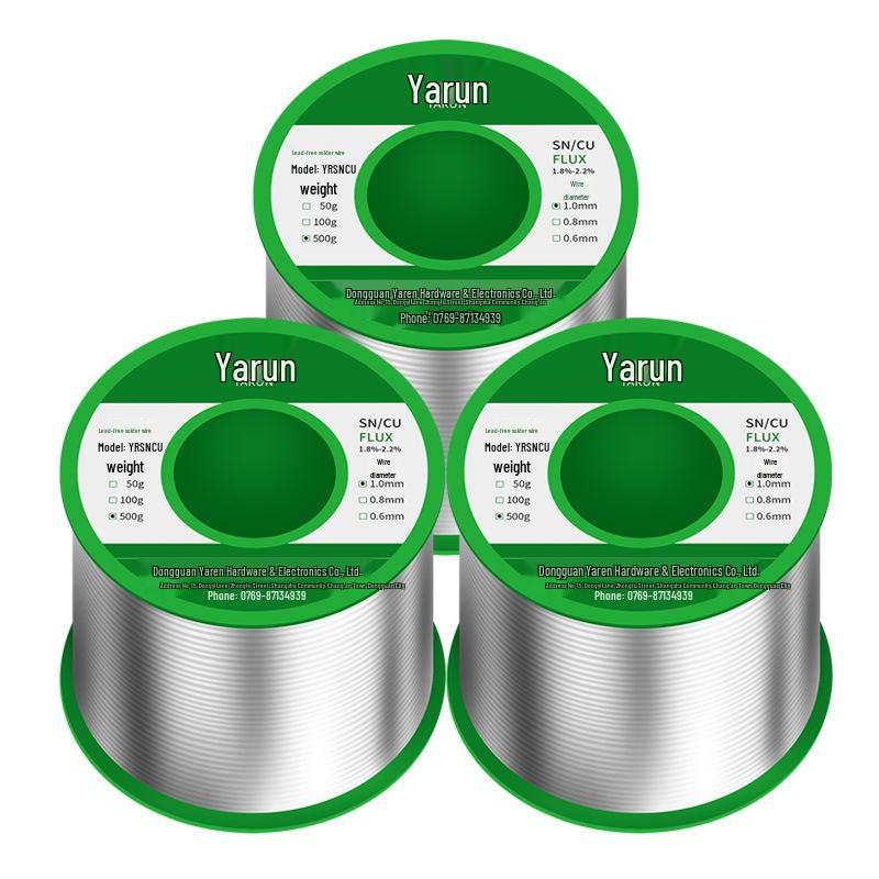 Rosin Core Lead-Free Solder Wire - No-Clean, High-Purity, Ideal for Household Welding and Repair