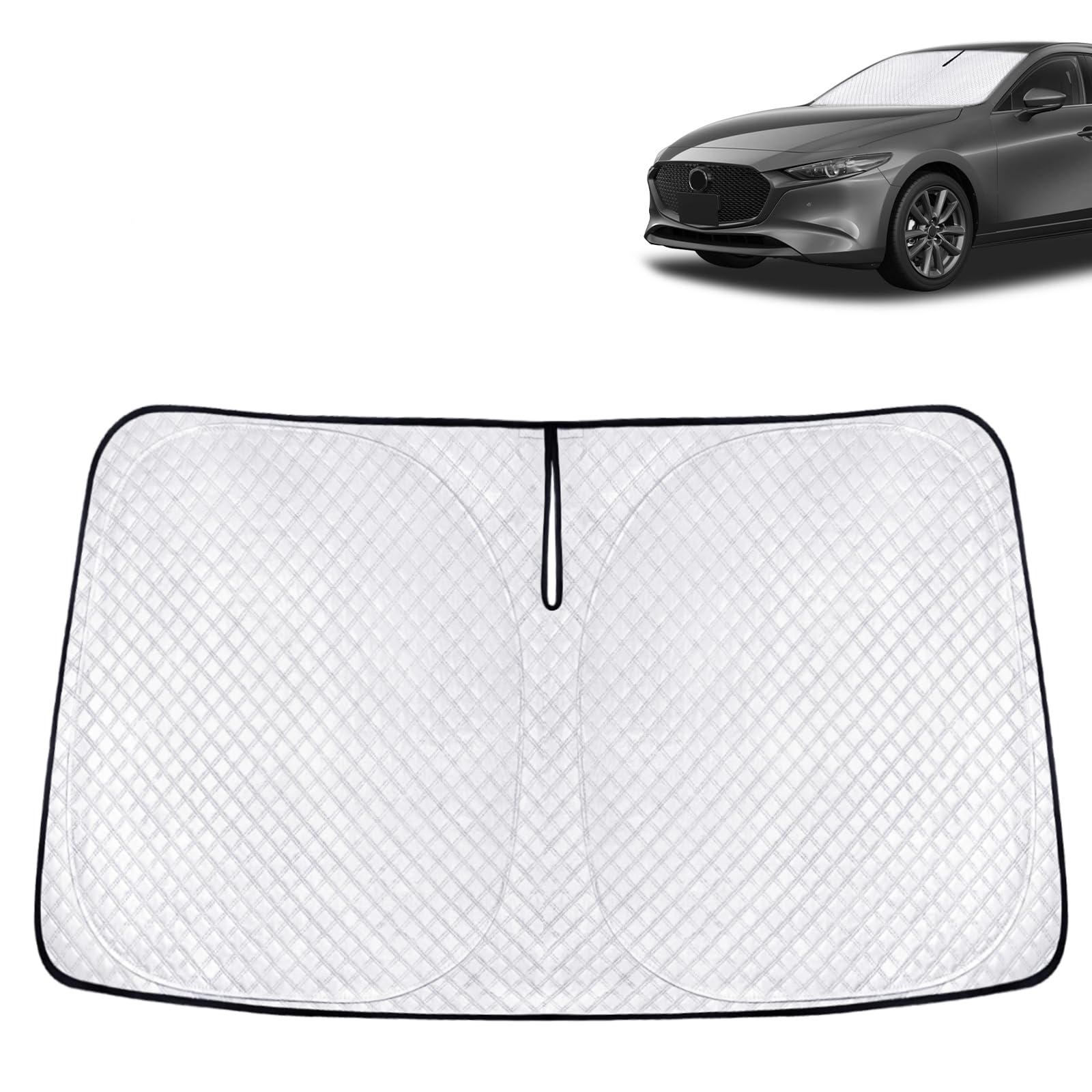 

New Mazda3 Fastback BP Series Sunshade MAZDA Windshield Sunshade for Car Shade UV Light Heat UV for Car Privacy Custom Part 001 - Vehicle-Specific
