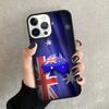 Australische Flagge Handyhülle Für iPhone 17 Air 16 pro max 15 14 plus 12 13 Weiche Stoßfänger Hülle Cover coque