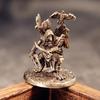 white Brass Hunter Warror Small Statue Desktop Ornaments Home Decorations Crafts Animal Figurines Miniatures Accessories