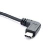 Space Saving Right Angle USB 2.0 To USB C Adapter Cable Cord With Reversible Design For Fast Charging And Data Transfer
