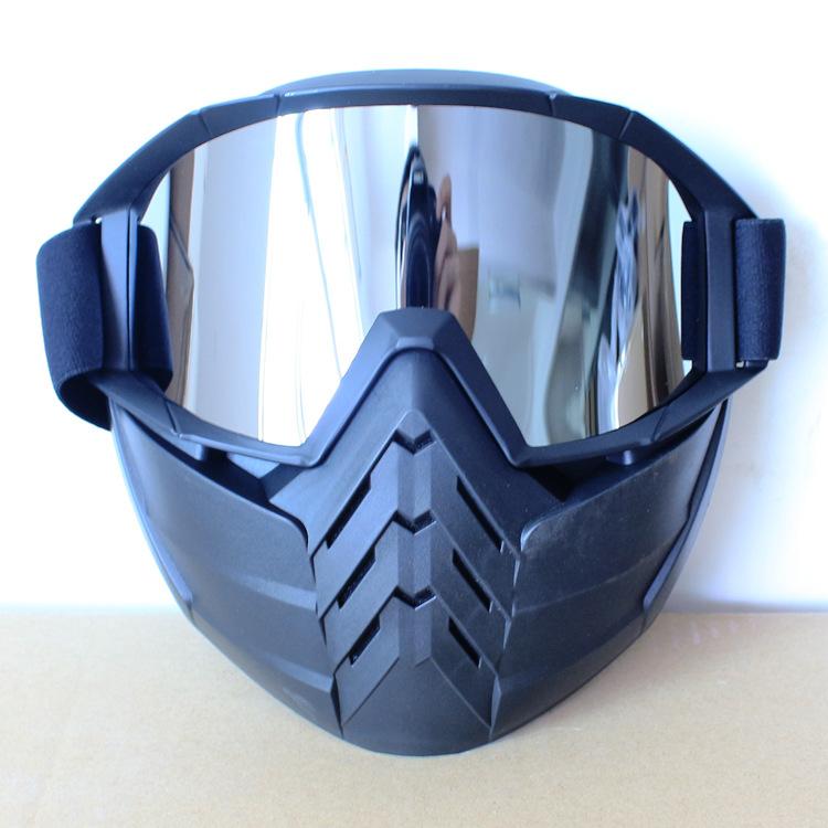 Face Mask, Goggles, Wind and Sand Protection Eyewear, Motorcycle Off-road Helmet, Glasses for Outdoor Sports