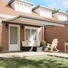 Retractable Awning Beige 400 X 300 Cm Fabric and Metal