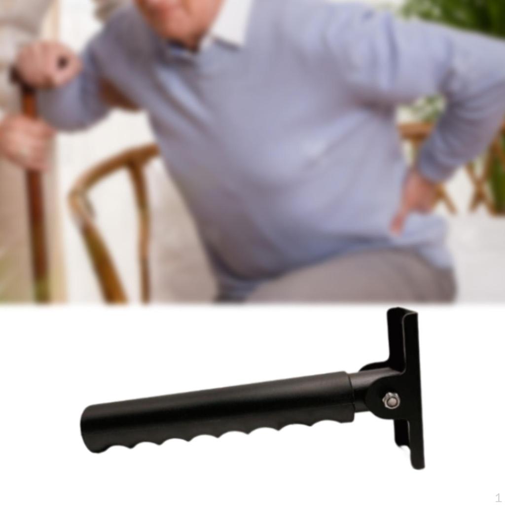 Aluminum Alloy Doorway Assist Handle, Non-slip Grab Bar for Elderly Use