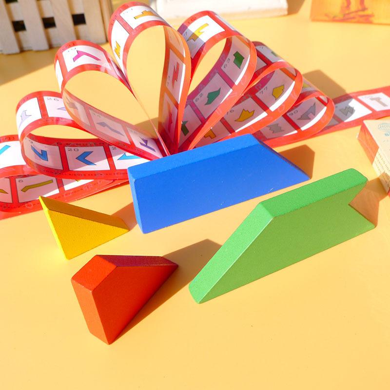 Wooden Variety T-word Puzzle Memory Early Education Puzzle Classical Toy Gift Tangram for Primary School Students