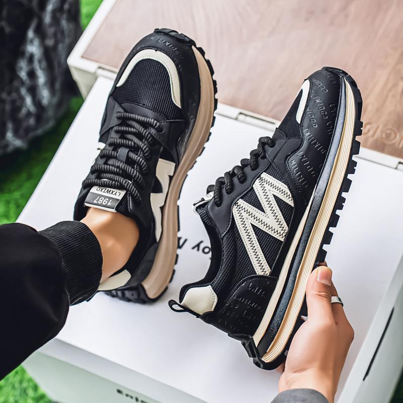 Pánské protiskluzové běžecké boty, ležérní sportovní tenisky - Trailové běžecké boty 2025 Doprava zdarma