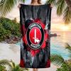 Telo da Spiaggia Asciugatura Rapida Charlton Athletic FC Stampa Microfibra Assorbente Portatile da Viaggio per Nuoto
