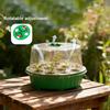 Caja de Plantación con Rejillas Ajustables para Control de Temperatura y Humedad Bandeja de Arranque de Plantas con Retención de Humedad Aislante Transparente Apilable