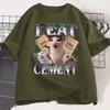 I Eat CeUnisext Funny Cat Meme T Shirt Unisex Women Stupid Ugly Unhinged TShirt Silly Oddly Tee Casual Soft Cotton Tshirt Streetwear
